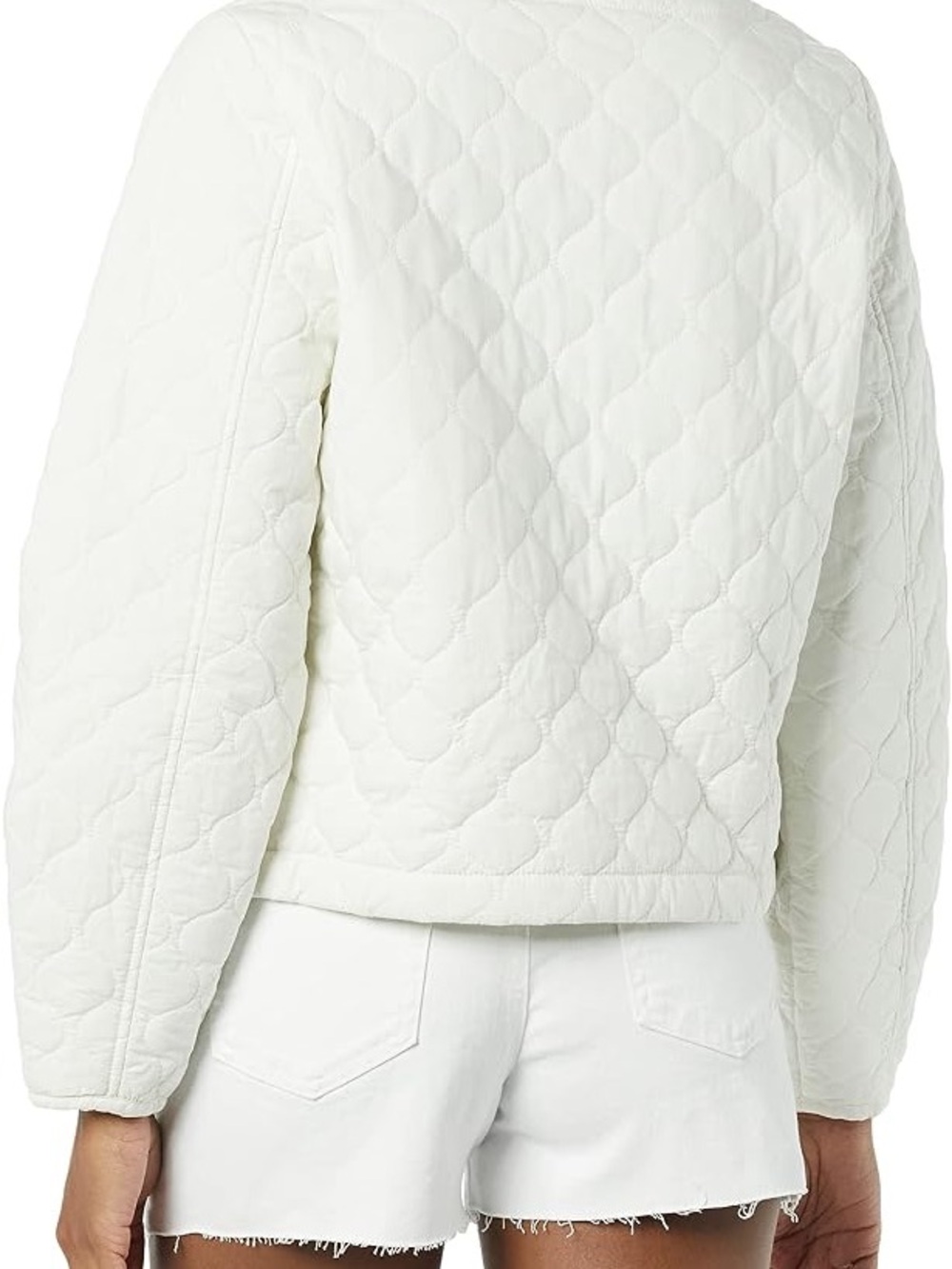 GoodThreads White Quilted Puffer Jacket - Picture 11 of 11